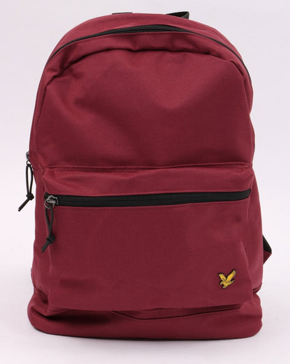 Lyle And Scott Farbiger Rucksack in Burgunderrot