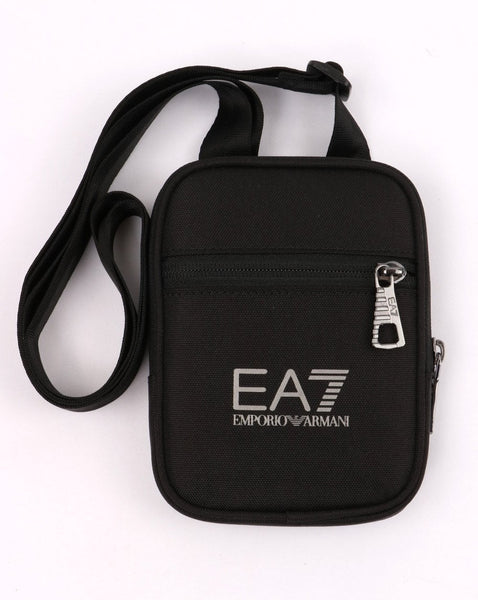 EA7 Emporio Armani Woven Small Pouch Bag Black