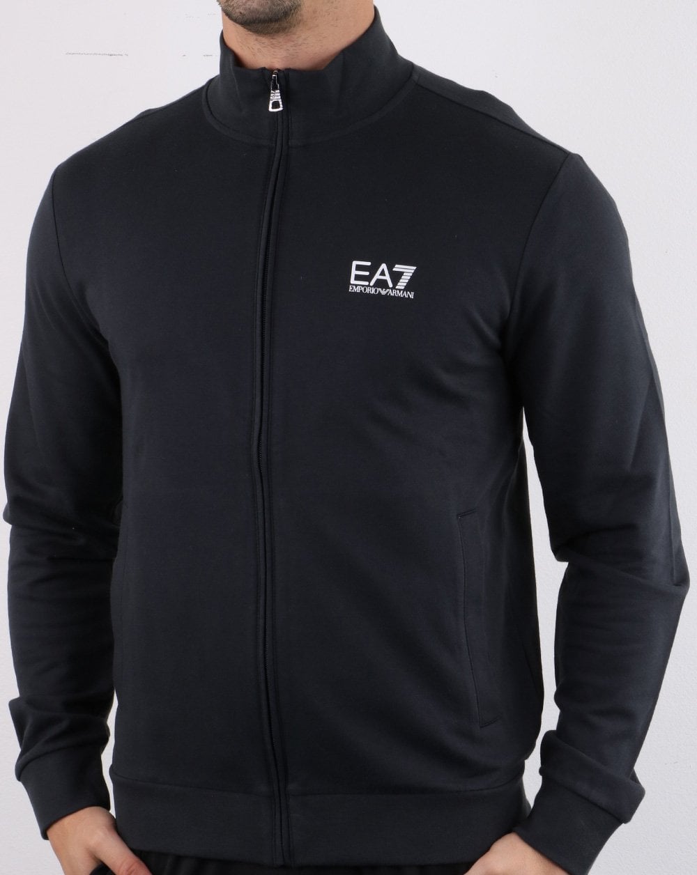 Emporio Armani EA7 Trainingsjacke Marineblau