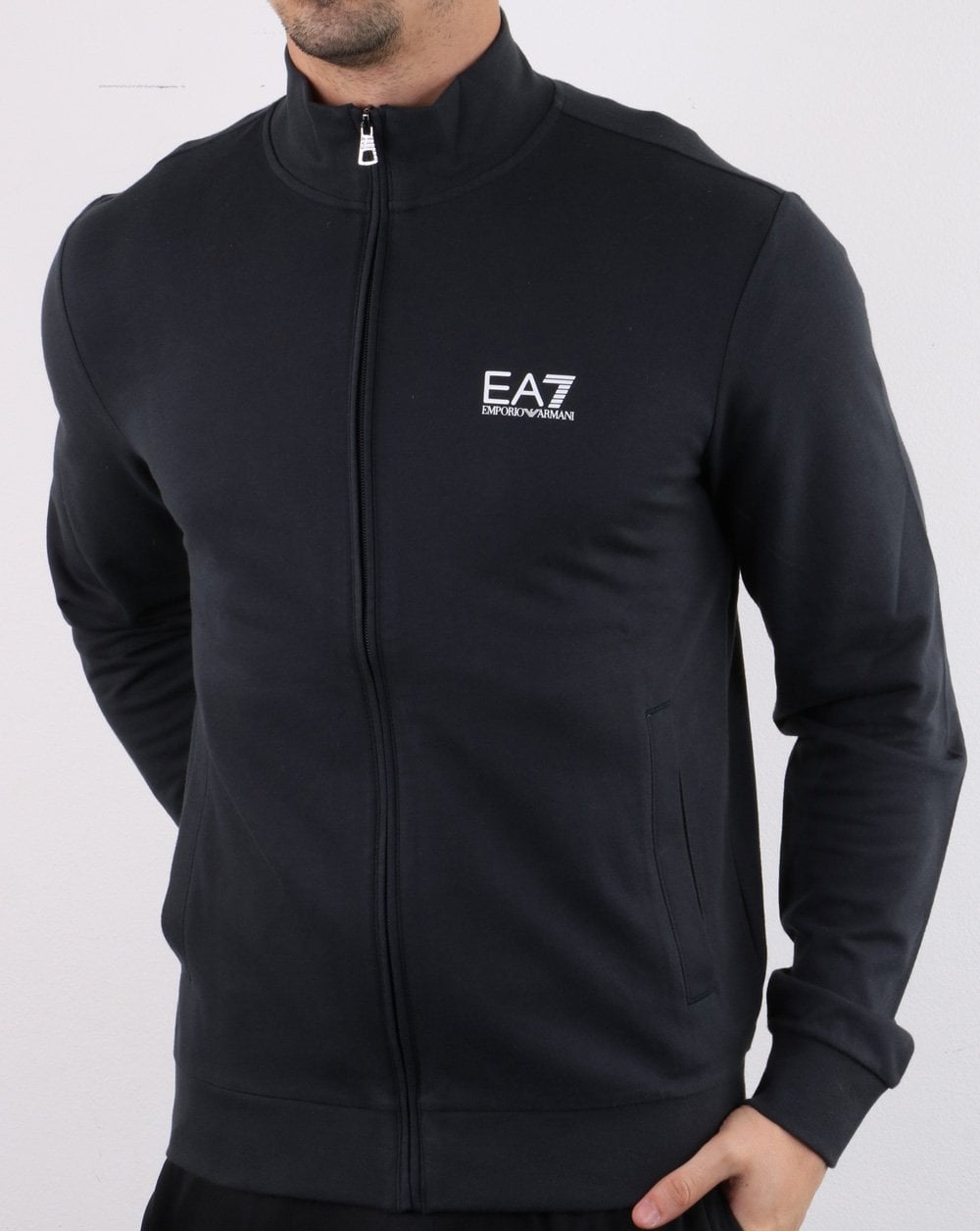Emporio Armani EA7 Trainingsjacke Marineblau