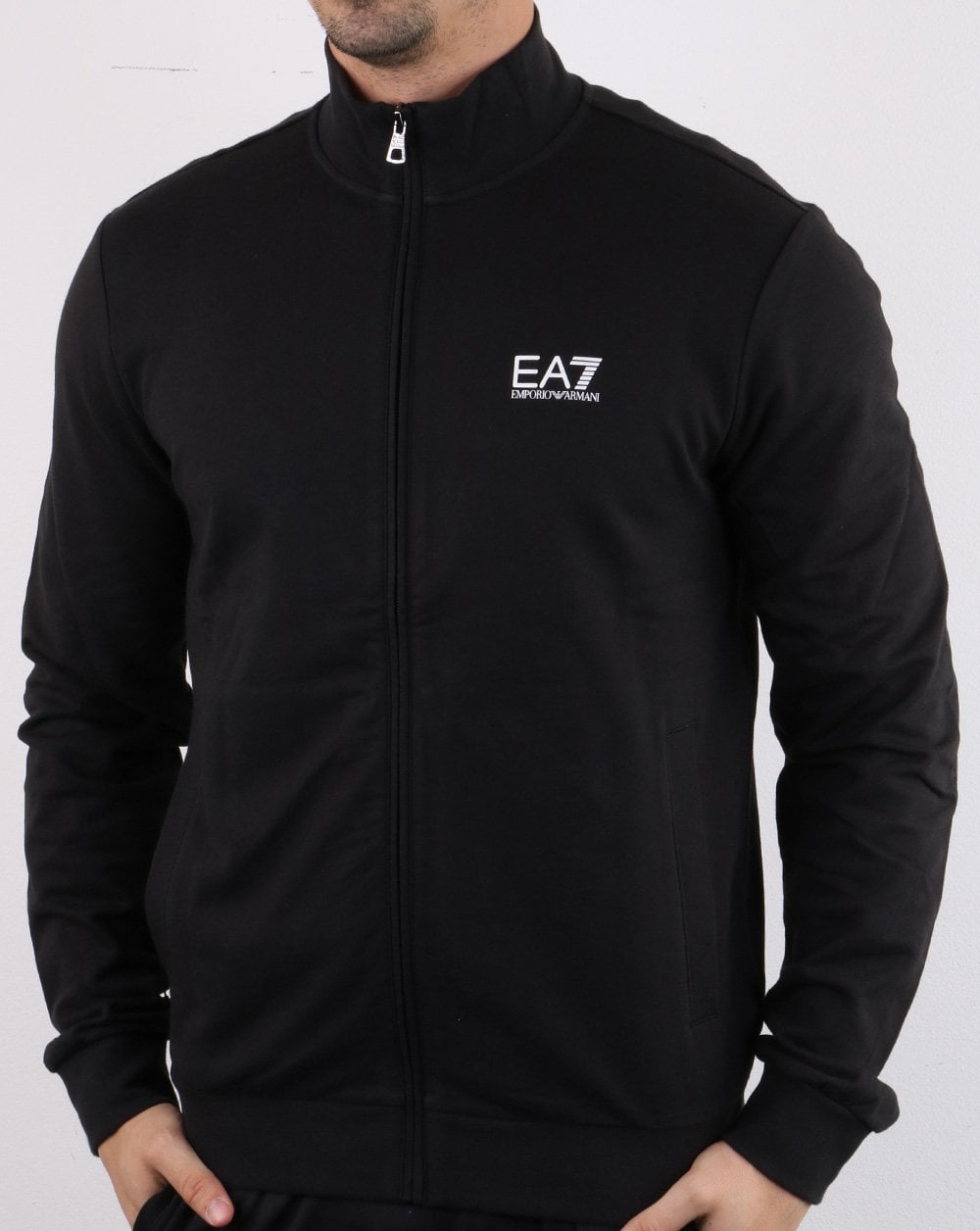 Emporio Armani EA7 Trainingsjacke Schwarz