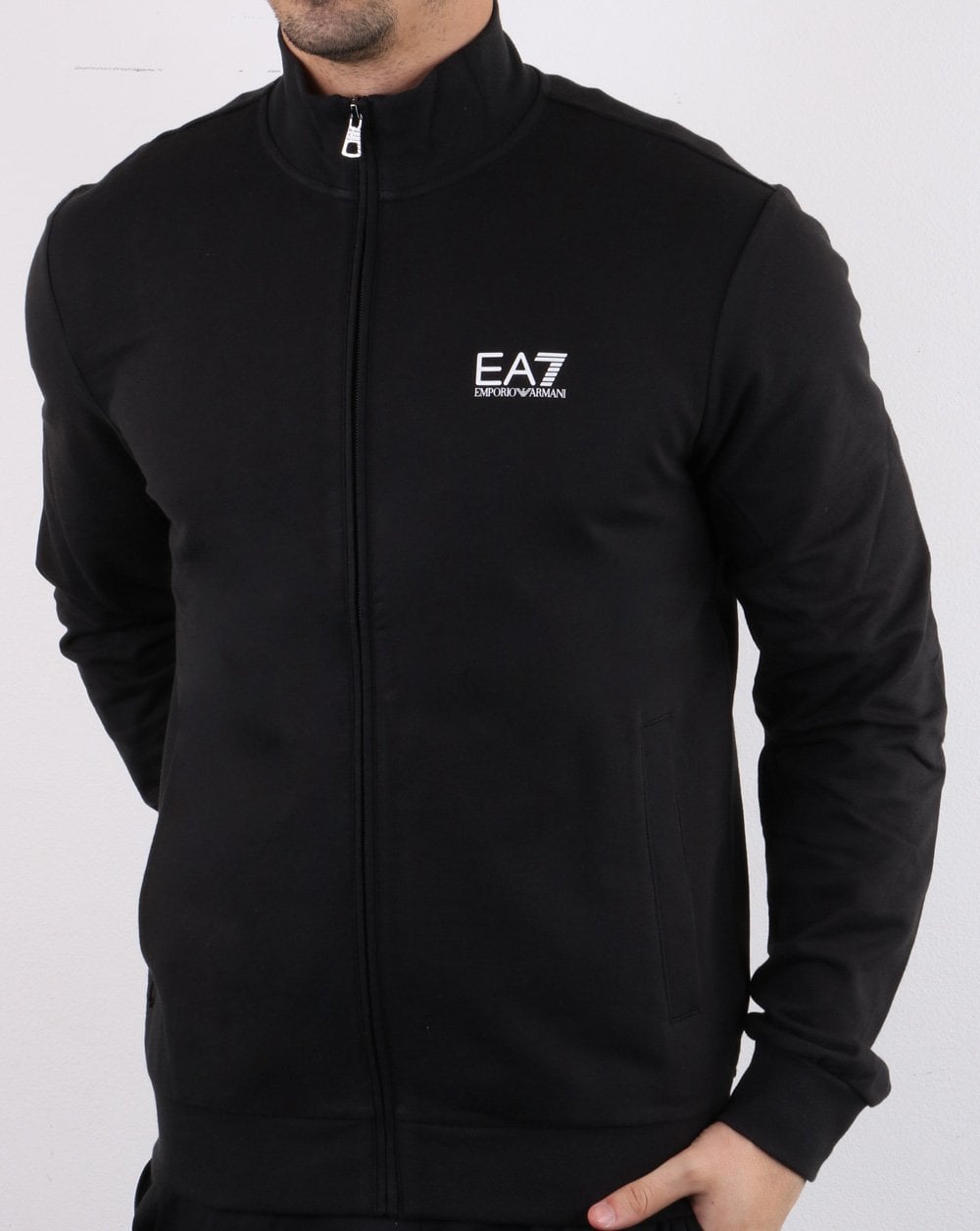Emporio Armani EA7 Trainingsjacke Schwarz