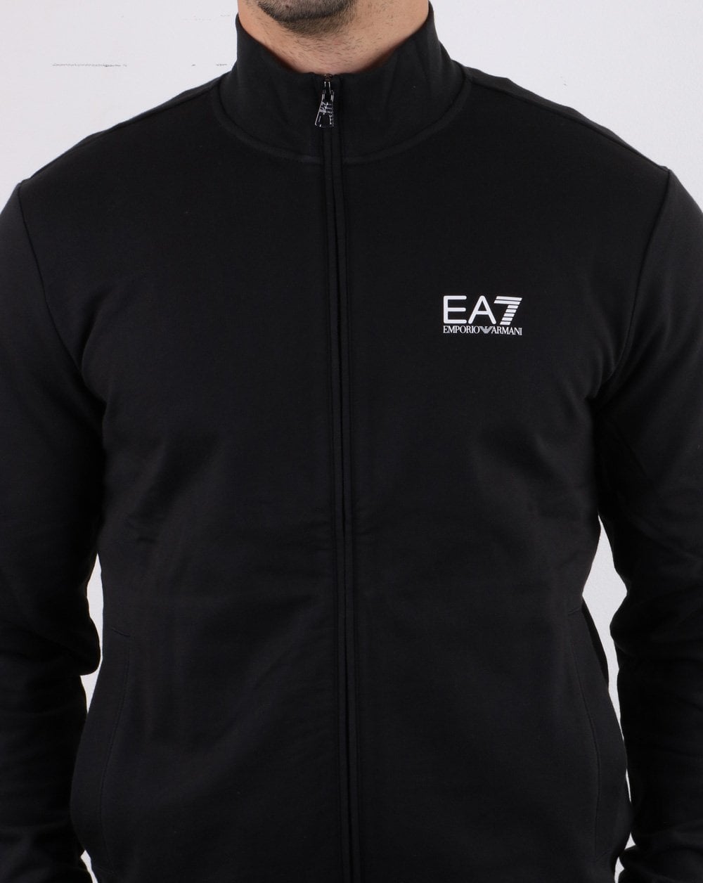 Emporio Armani EA7 Trainingsjacke Schwarz