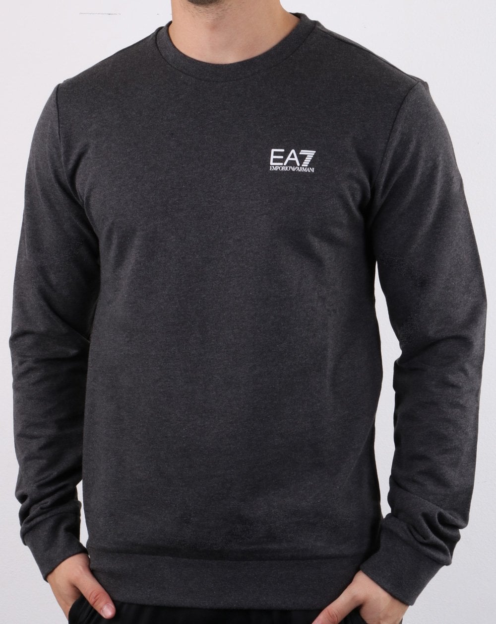Emporio Armani EA7 Sweatshirt Dunkelgrau