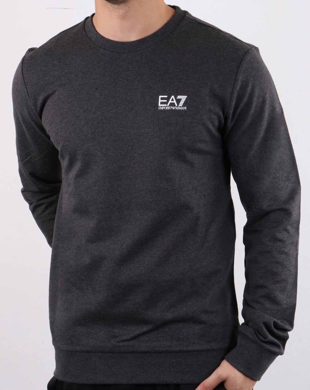 Emporio Armani EA7 Sweatshirt Dunkelgrau