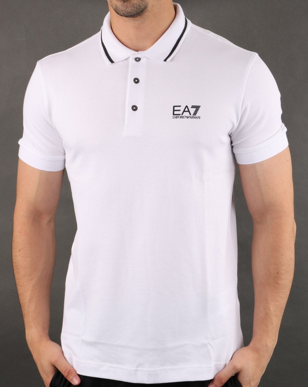 Emporio Armani EA7 Polo Shirt White