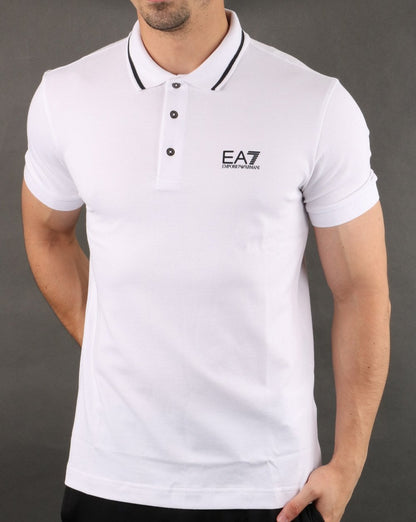 Emporio Armani EA7 Poloshirt Weiß