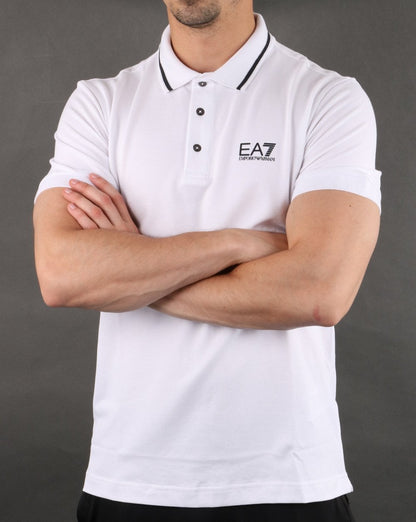 Emporio Armani EA7 Poloshirt Weiß
