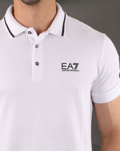 Emporio Armani EA7 Poloshirt Weiß