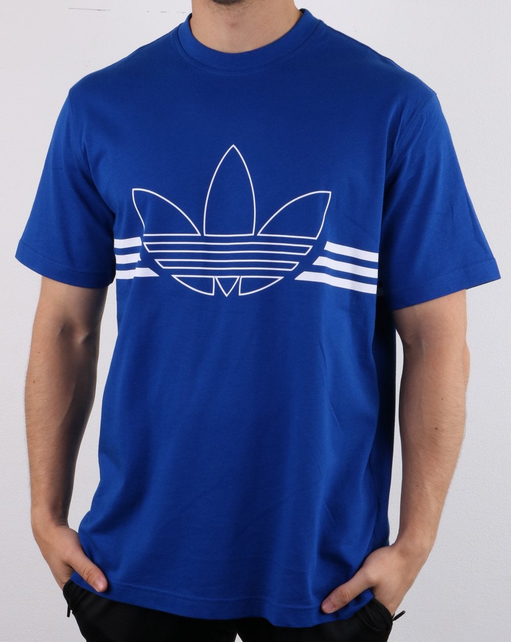 Adidas Originals Outline Trefoil T-Shirt Collegiate Royal