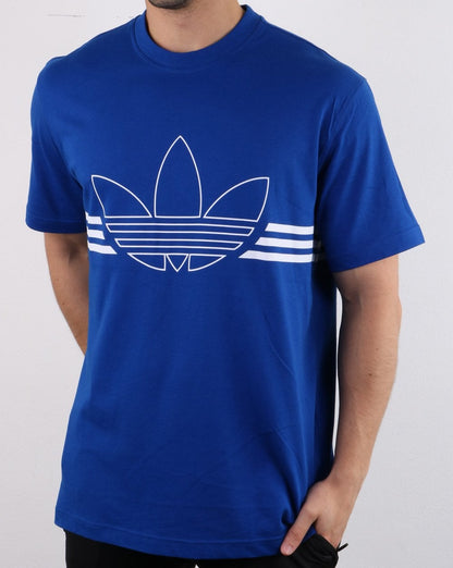 Adidas Originals Outline Trefoil T-Shirt Collegiate Royal