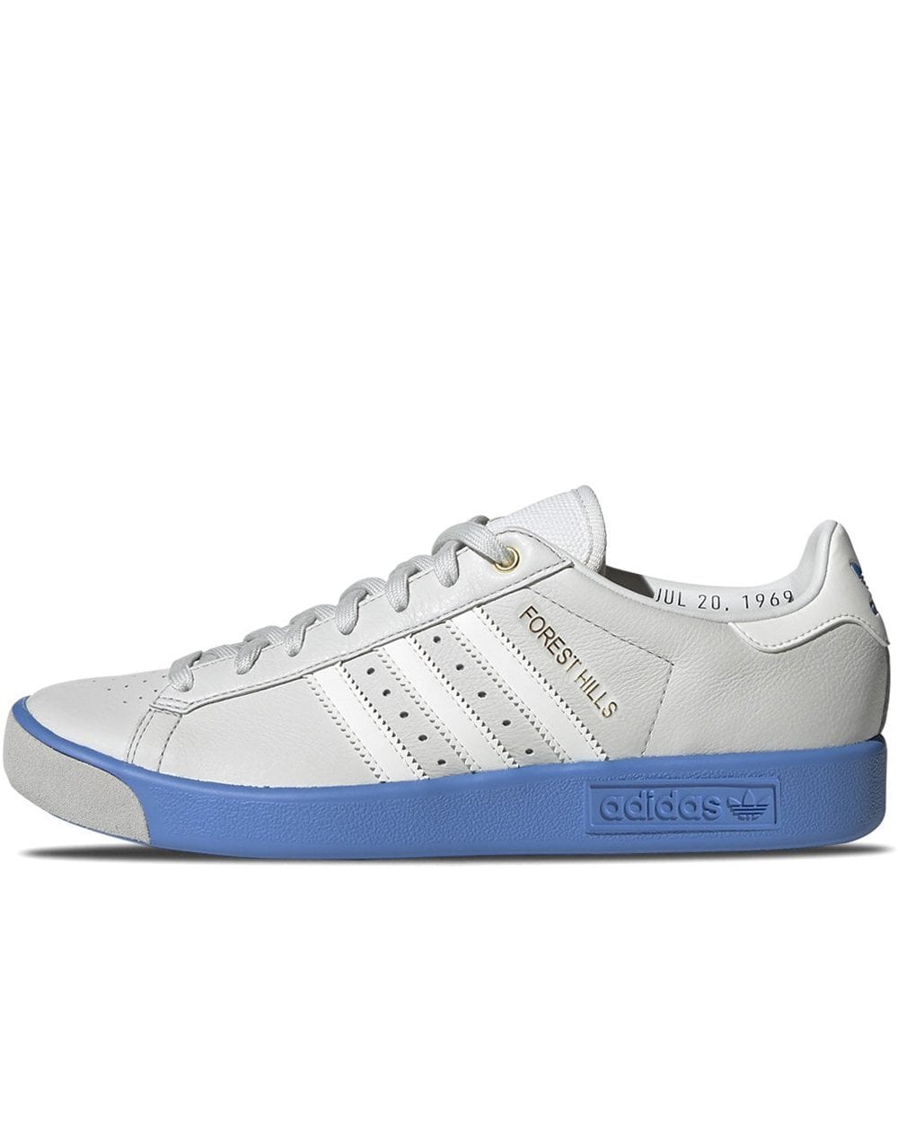 Adidas Forest Hills Turnschuhe Kristallweiß/Echtblau