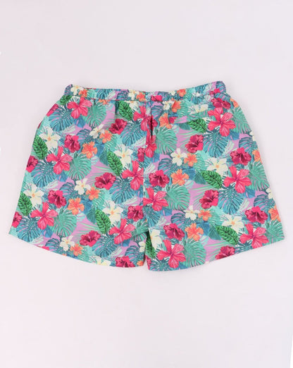 Ellesse – Badeshorts mit Blumenmuster, mehrfarbig