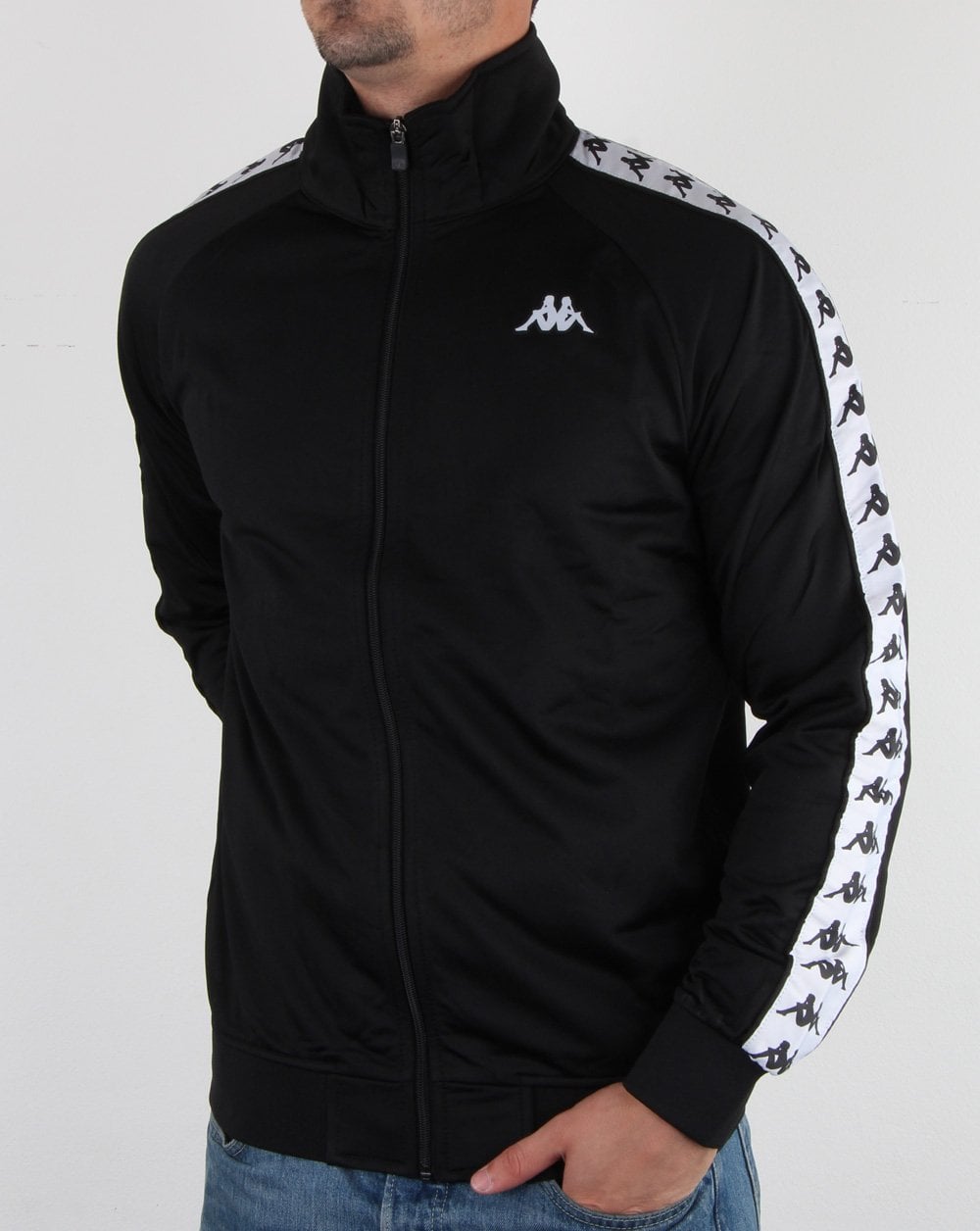 Kappa Anniston Banda Jacket Black/white