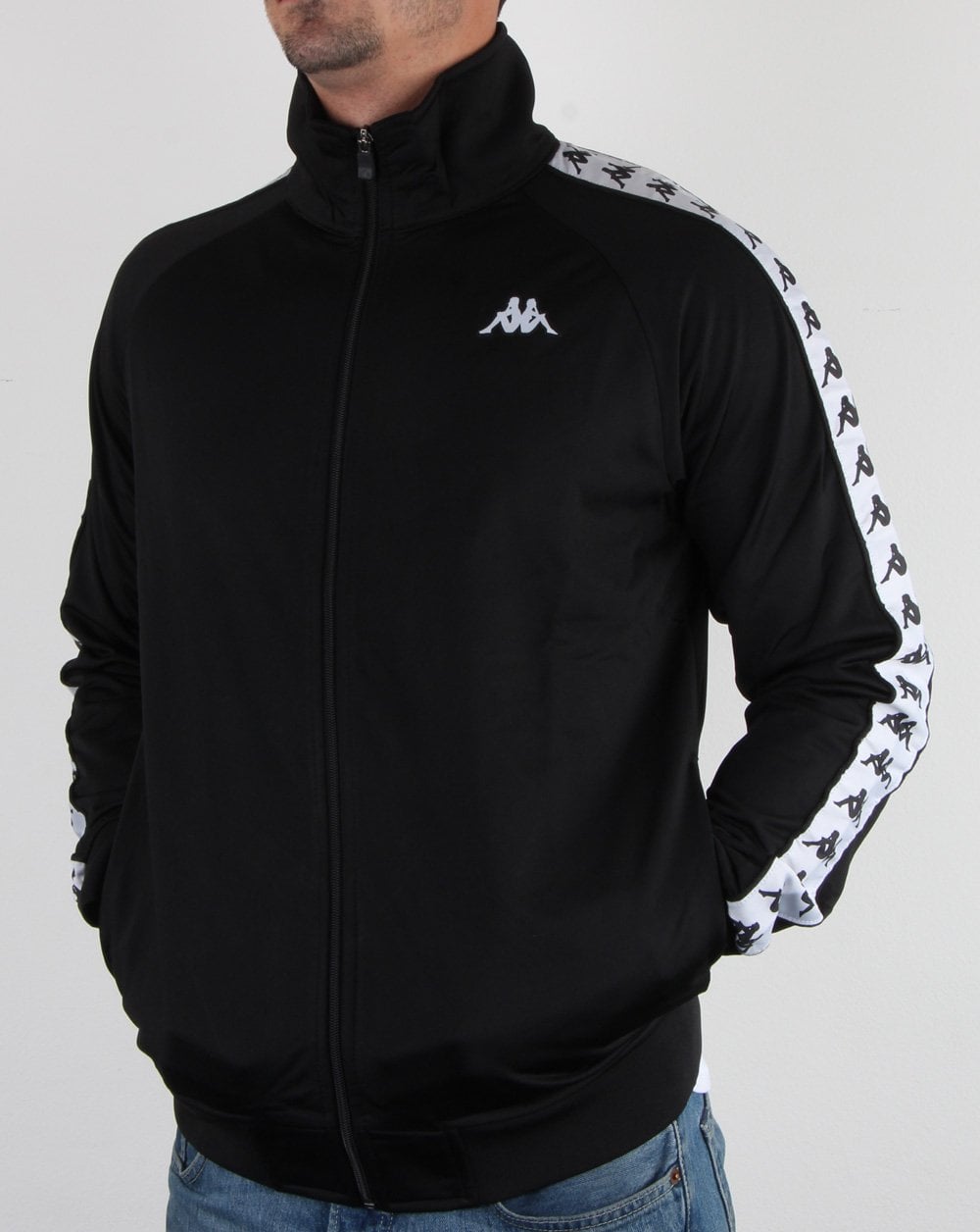 Kappa Anniston Banda Jacket Black/white
