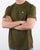 Tommy Hilfiger Contrast Neck Washed Tee Olive Night