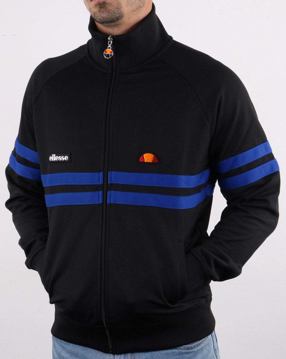 Ellesse Rimini Track Top Black/blue