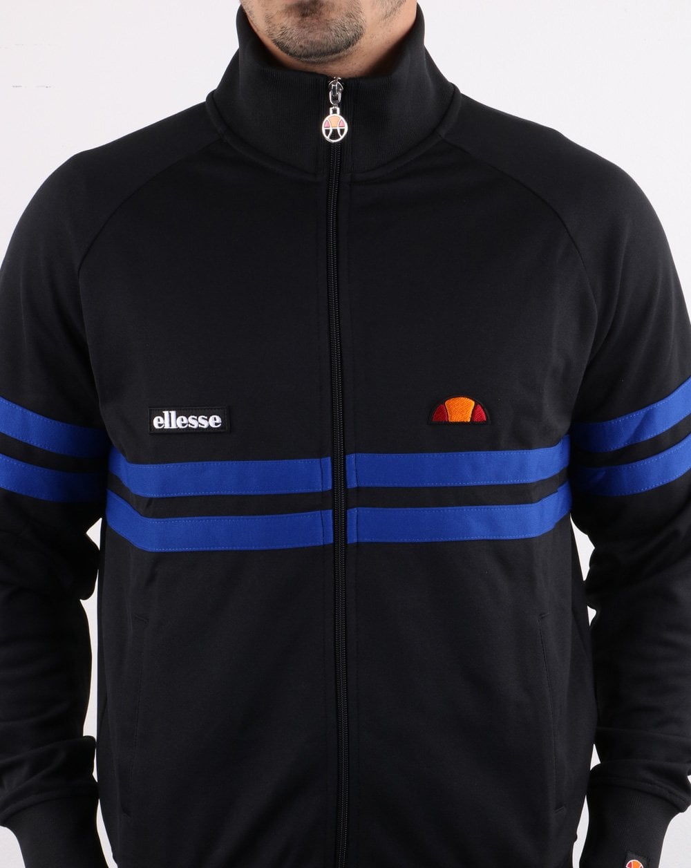 Ellesse Rimini Trainingsjacke Schwarz/Blau