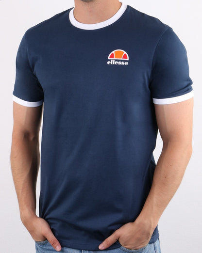 Ellesse Cubist T-Shirt Marineblau/Weiß