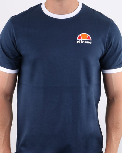 Ellesse Cubist T-Shirt Marineblau/Weiß