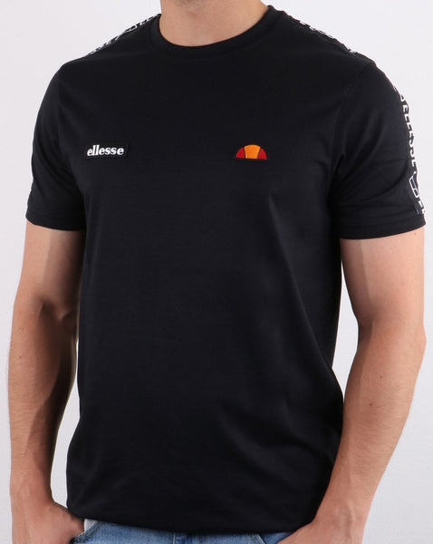Ellesse Fede Taped T Shirt Black