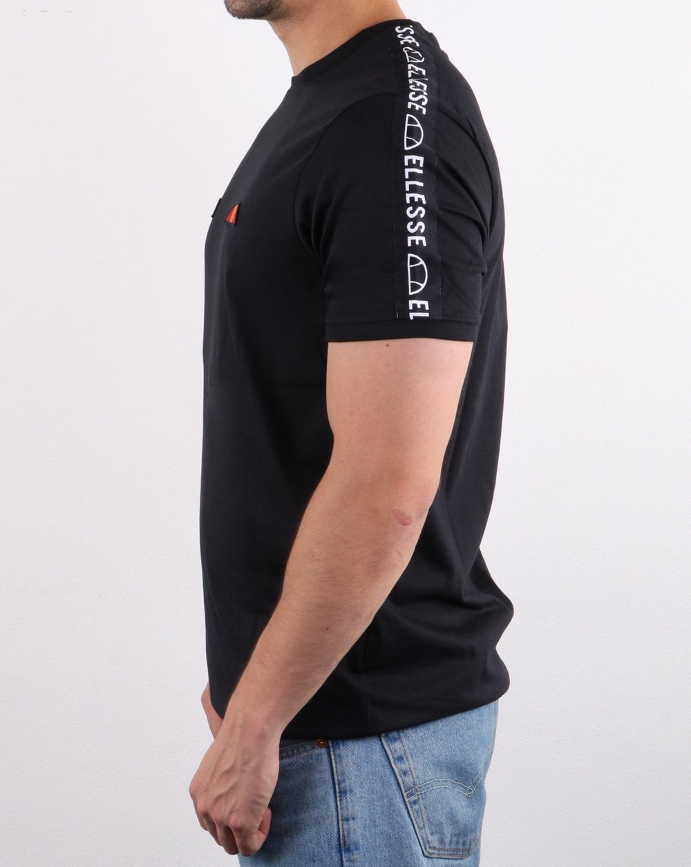 Ellesse Fede Taped T Shirt Black