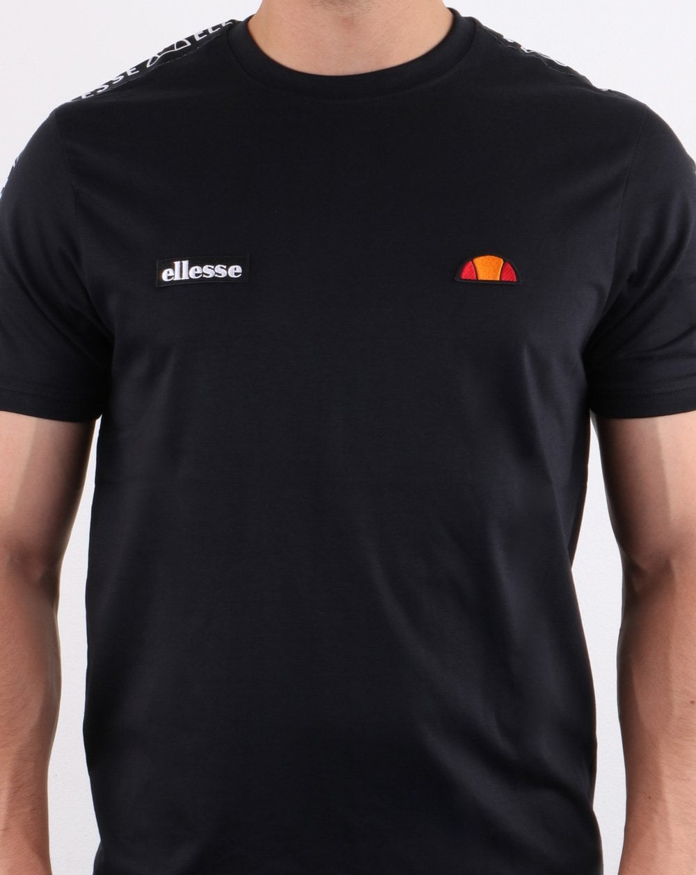 Ellesse Fede Taped T Shirt Black