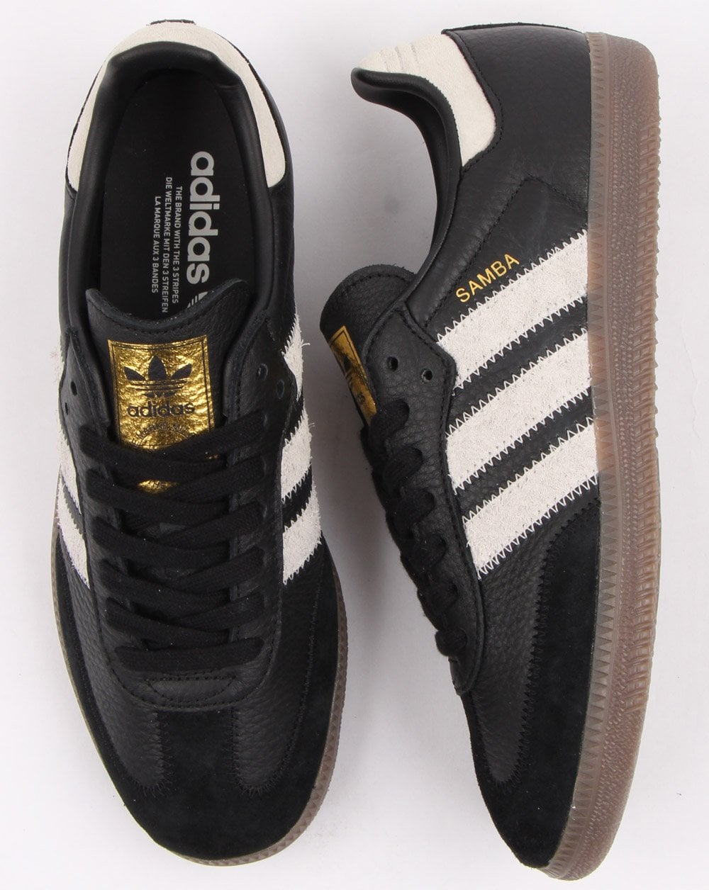 Adidas Samba Og Trainers Schwarz/Rotweiß