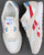 Reebok Classic Nylon Trainers Chalk/Scarlet/Cyan