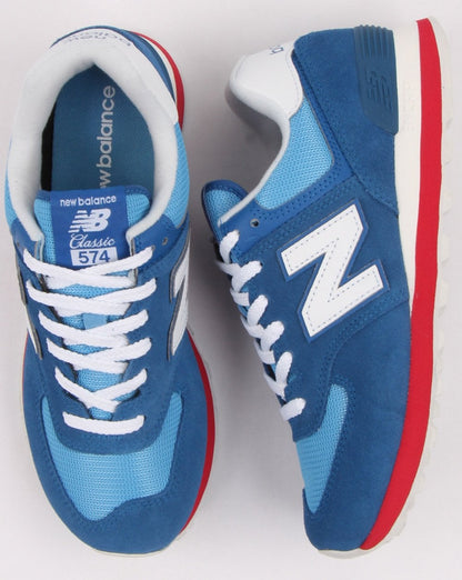New Balance 574 Sneaker Blau/Weiß