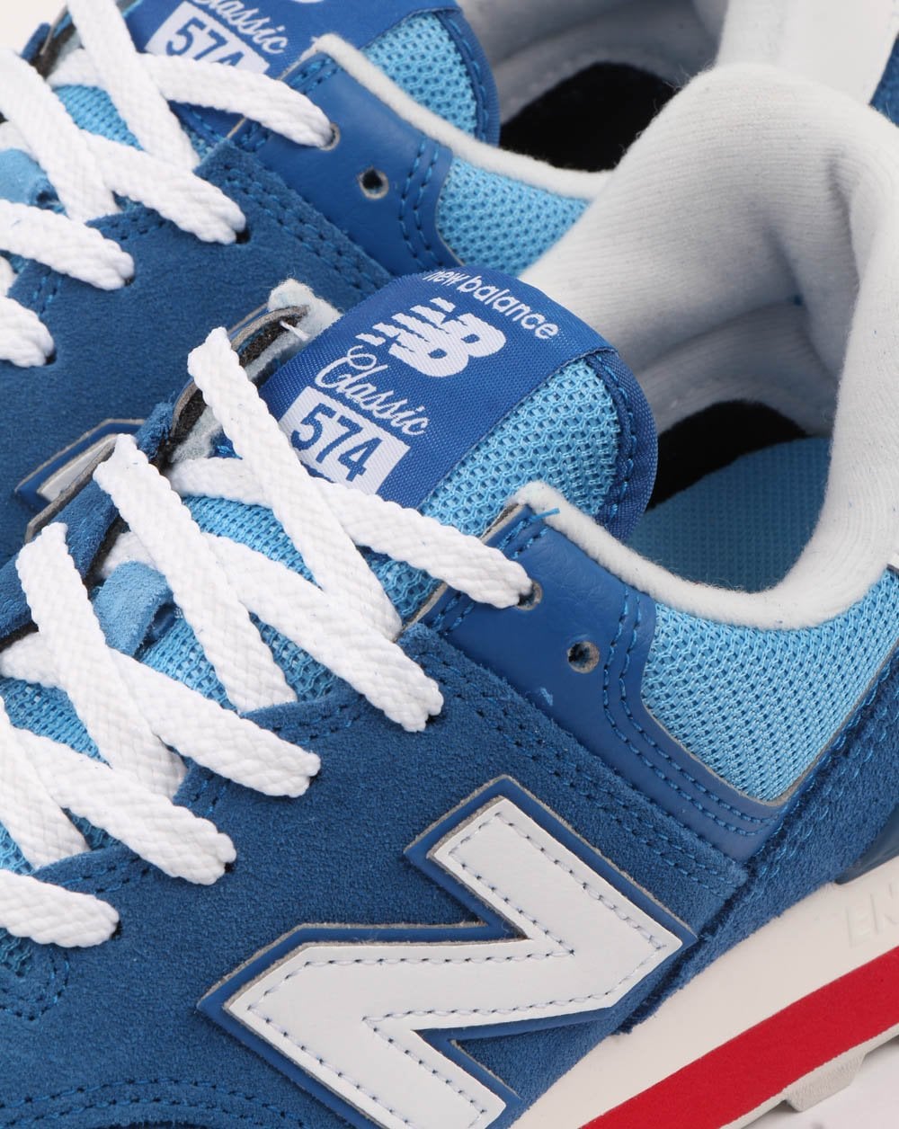 New Balance 574 Sneaker Blau/Weiß