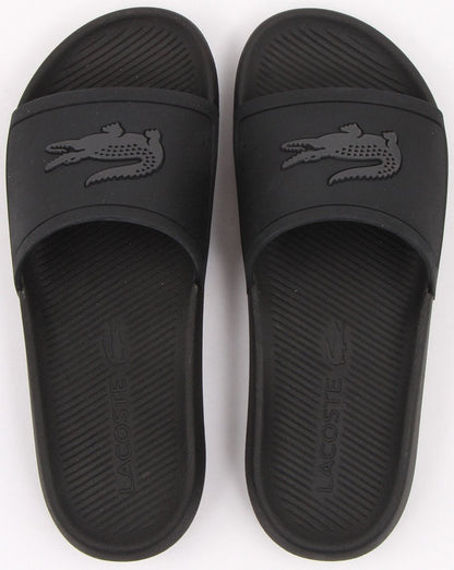 Lacoste Footwear Croco Slide Schwarz/Dunkelgrau