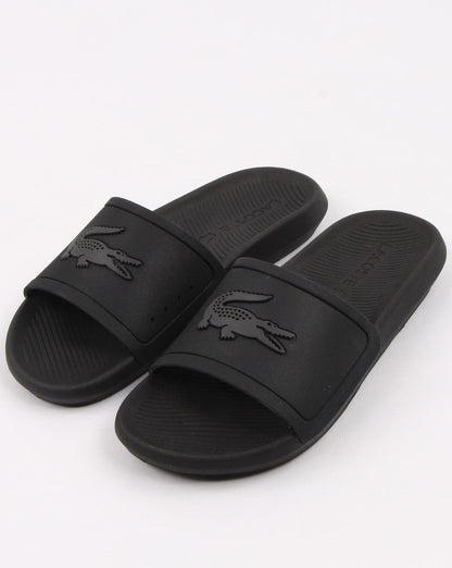 Lacoste Footwear Croco Slide Schwarz/Dunkelgrau