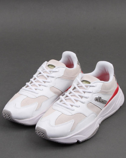 Ellesse – Aurano – Sneaker aus weißem Leder