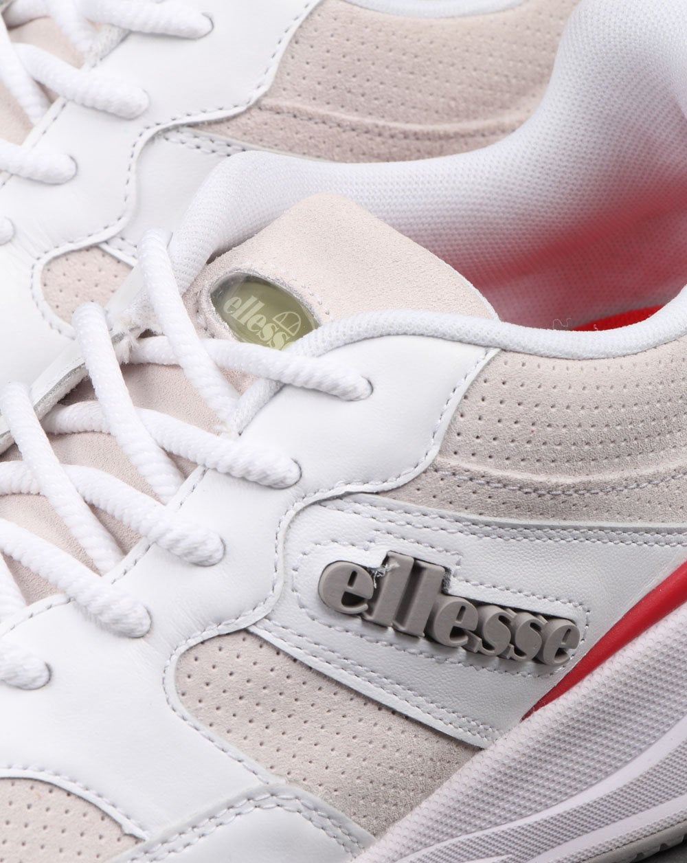 Ellesse – Aurano – Sneaker aus weißem Leder
