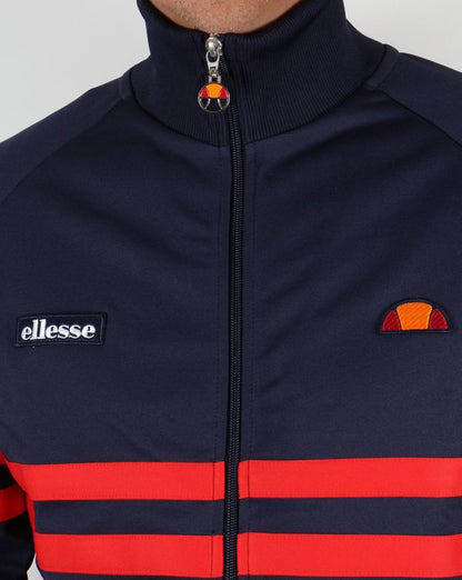 Ellesse Rimini Trainingsjacke Marineblau/Rot