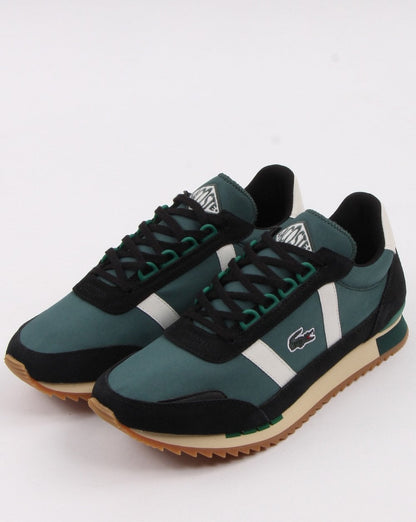 Lacoste Partner Trainer Dunkelgrün/Weiß