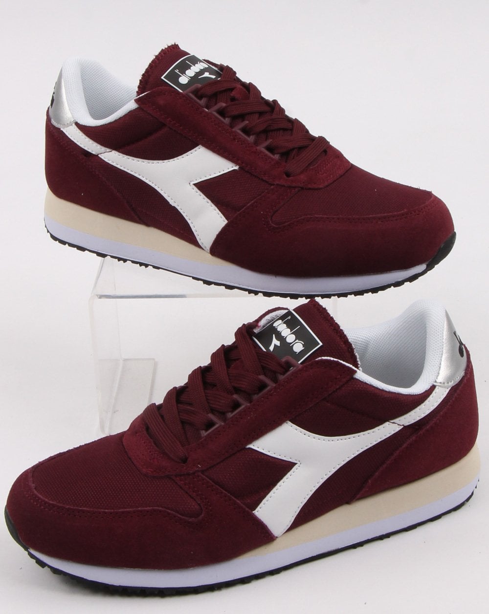 Diadora Caiman Trainer Burgund