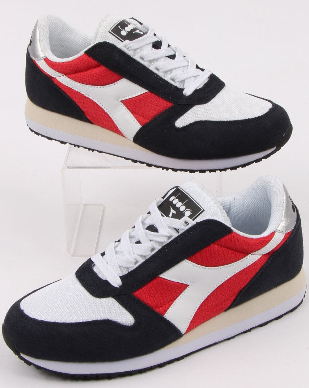 Diadora Caiman Trainer Blau/Rot
