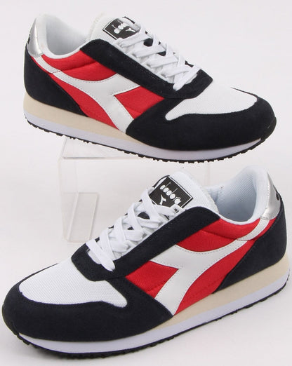 Diadora Caiman Trainer Blau/Rot