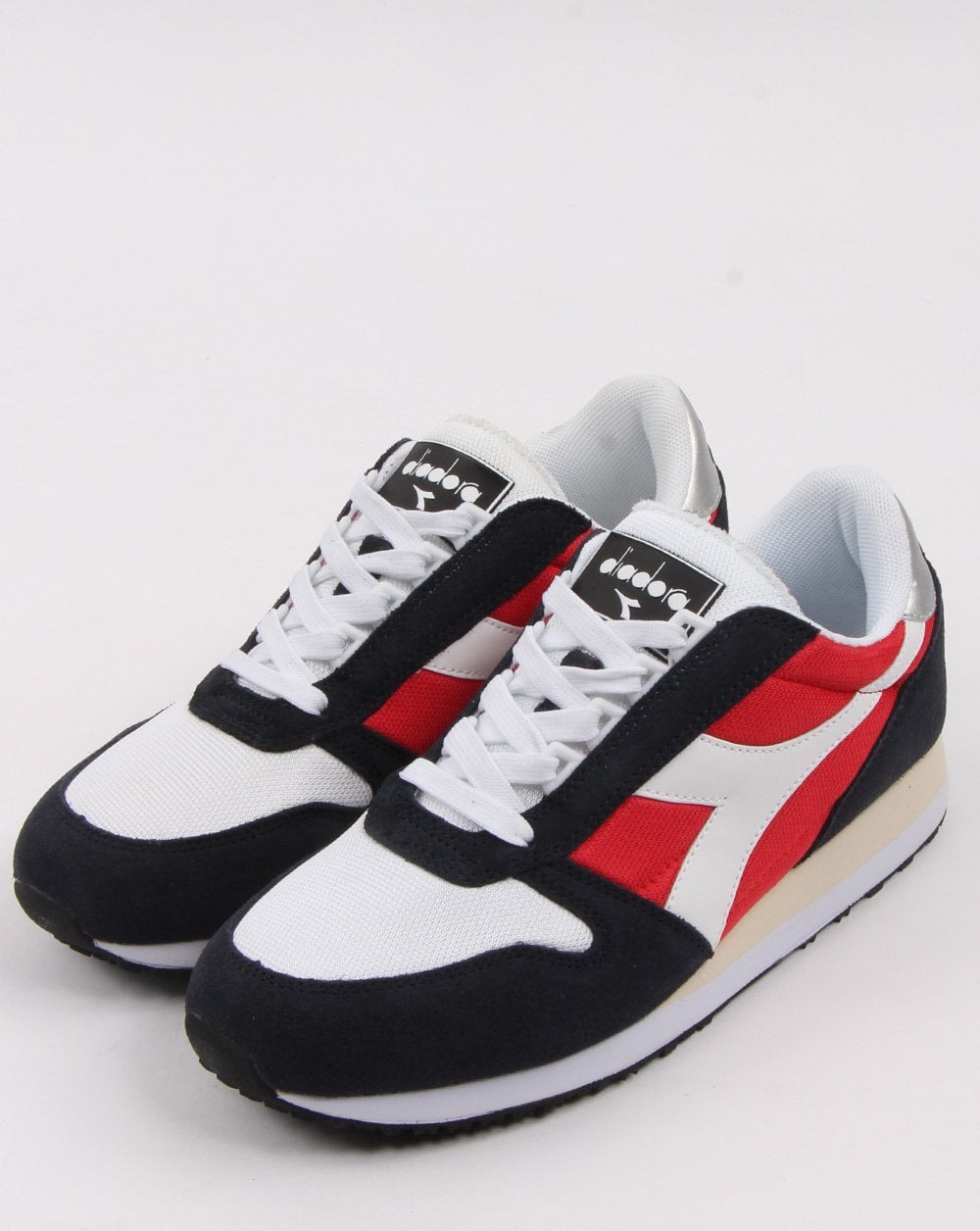 Diadora Caiman Trainer Blau/Rot