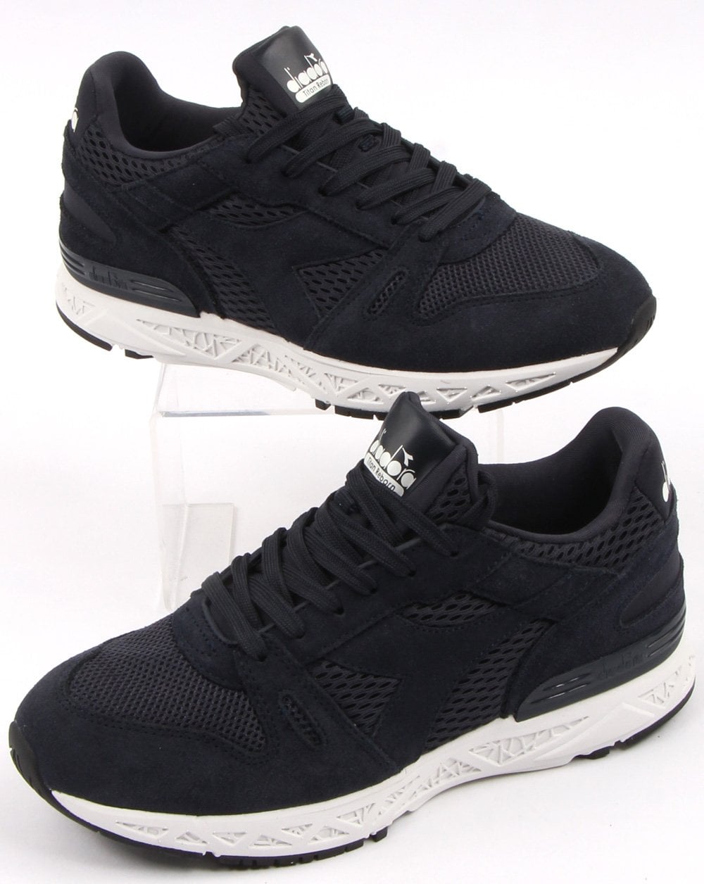 Diadora Titan Reborn Sneaker Blau Denim