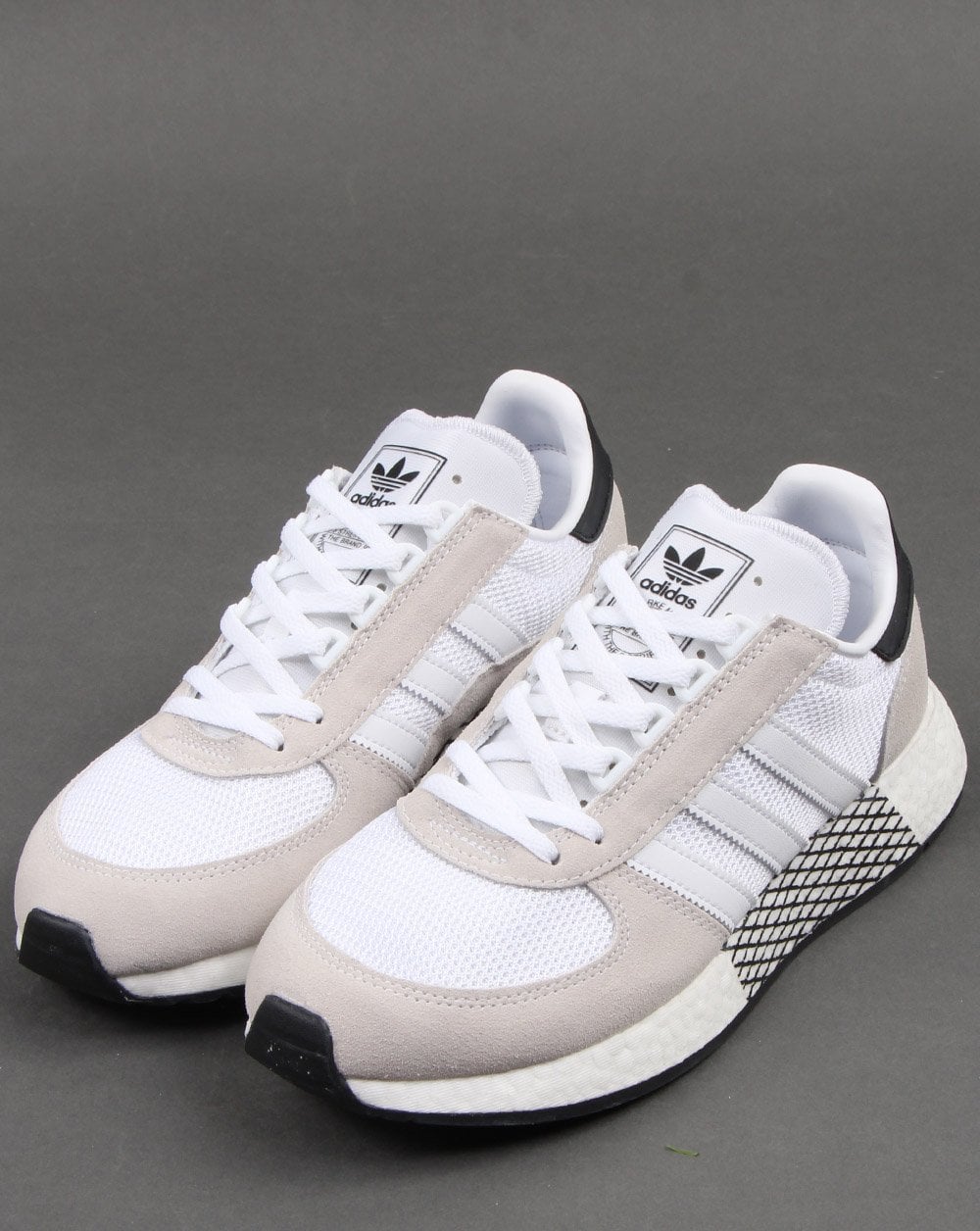 Adidas Marathon Tech Trainers White/Black