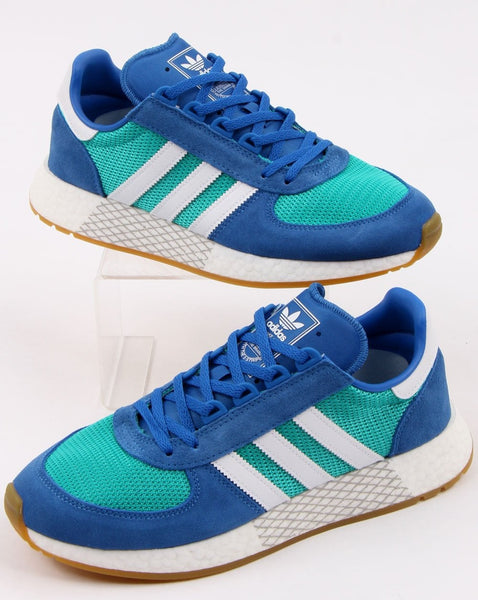 Adidas Marathon Tech Trainers Hi-res Aqua/White