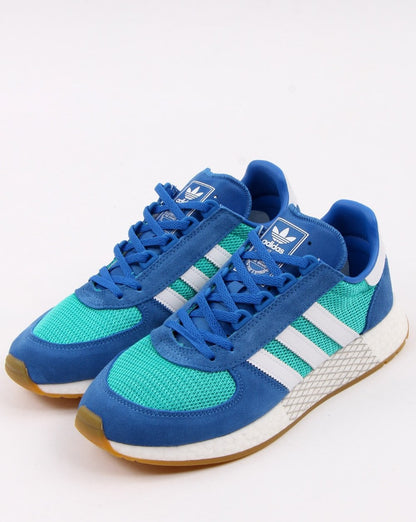 Adidas Marathon Tech Trainers Hi-Res Aqua/Weiß