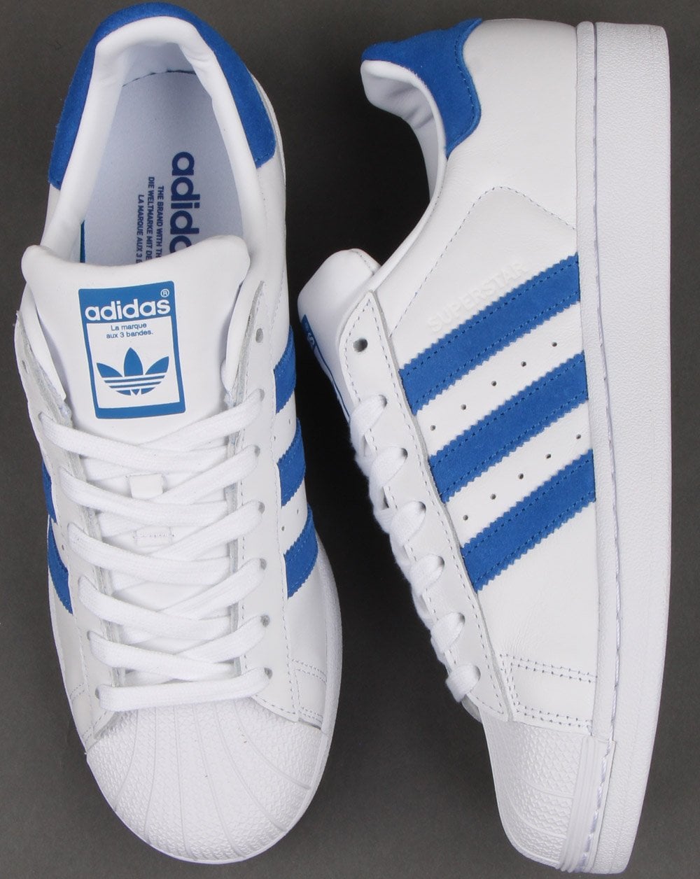 Adidas Superstar Sneakers Weiß/Blau
