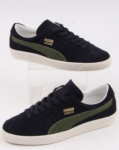 Puma Crack Heritage Trainer Marineblau/Grün