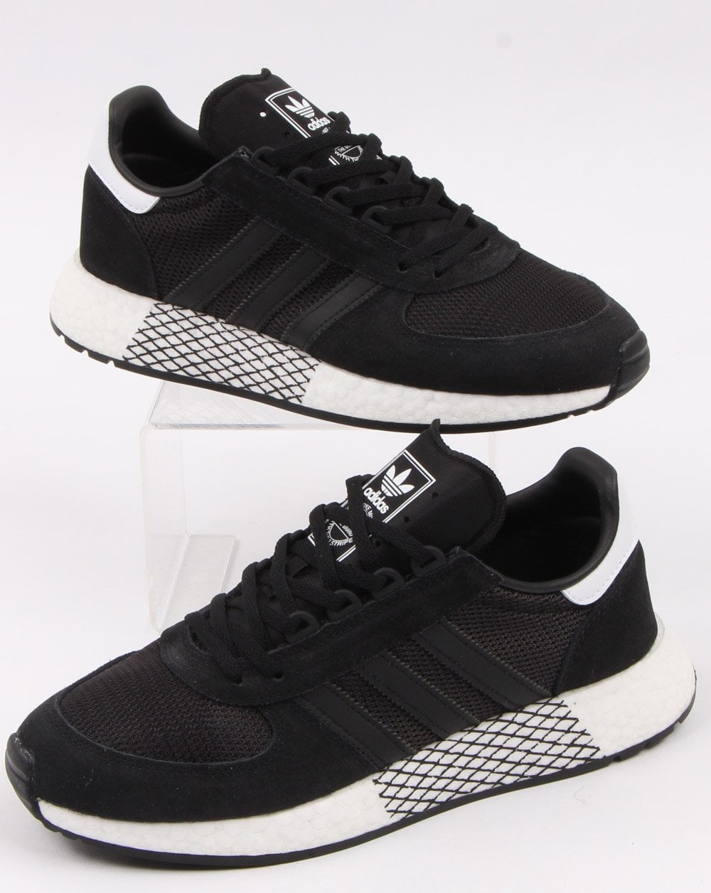Adidas Marathon Tech Sneaker Schwarz/Schwarz/Weiß