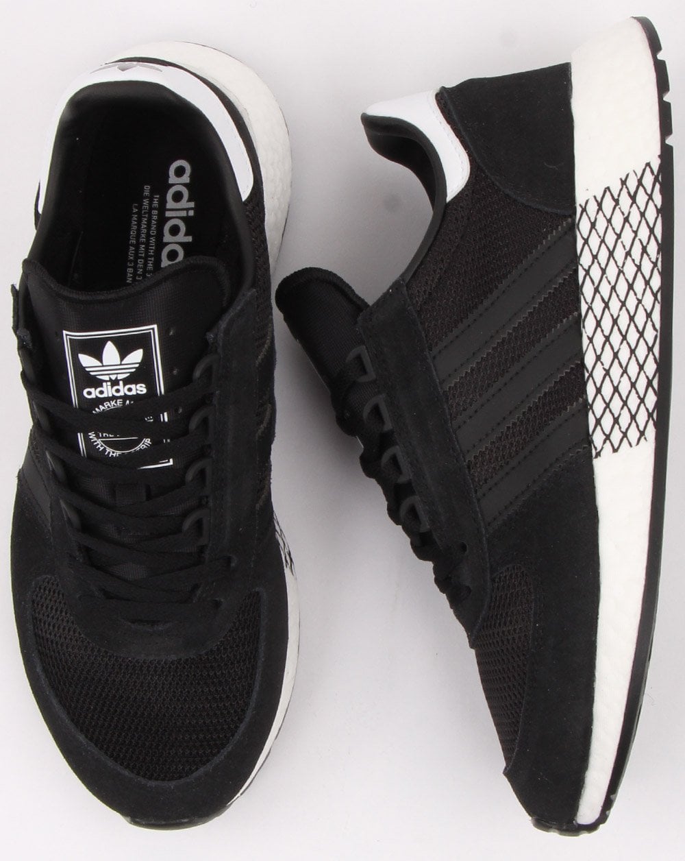 Adidas Marathon Tech Trainers Black/Black/White