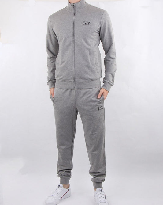Ea7 Emporio Armani EA7 Trainingsanzug Mittelgrau Melange